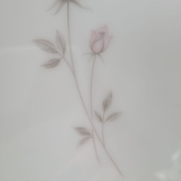 Vintage 1960s Noritake China Dinner Plate Pasadena 10-5/8" Item 6311 Rosebuds - Picture 4 of 7